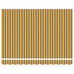 vidaXL Auvent Rétractable Multicolore 300 x 250 cm Tissu et Métal