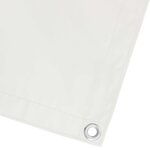 vidaXL Écran de balcon Blanc 100 x 600 cm Tissu Oxford