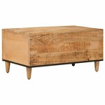 vidaXL Table basse Marron 80 x 50 x 40 cm Bois de mangue massif