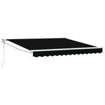 vidaXL Auvent Noir 300 x 250 x 165 cm Polyester
