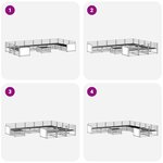 vidaXL Ensembles de canapés 11 pc Bois d'Acacia Massif