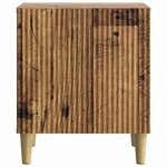 vidaXL Cabinet de chevet 2 Pièces Bois ancien 43 x 34 5 x 50 cm