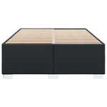 vidaXL Cadre de lit sans matelas noir 140x190 cm similicuir