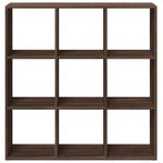 vidaXL Étagère séparatrice de pièce chêne marron 102x29x103 5 cm