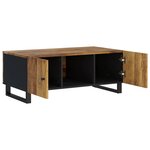vidaXL Table basse 100x54x40cm bois de manguier solide et d'ingénierie