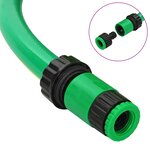 vidaXL Tuyau de jardin 5 couches Vert et jaune 12 mm PVC