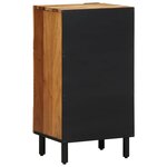 vidaXL Buffet avec étagère Marron 40 x 33 x 75 cm Bois d'acacia massif