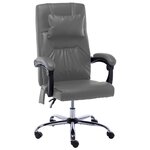 Chaise fauteuil siège de bureau informatique étude de massage anthracite similicuir anthracite 02_0024004
