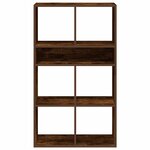 vidaXL Bibliothèque chêne fumé 66x31x112 cm bois d'ingénierie
