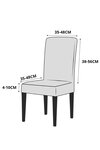 Housse de chaise extensible 23 x 18 x 18 cm - Rose