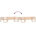 vidaXL Cadre de lit d'enfant 75x190 cm bois de pin massif