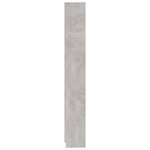 vidaXL Bibliothèque à 5 niveaux Gris béton 60x24x175cm Bois ingénierie