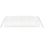 vidaXL Serre avec cadre en acier blanc 48 m² 8x6x2 85 m