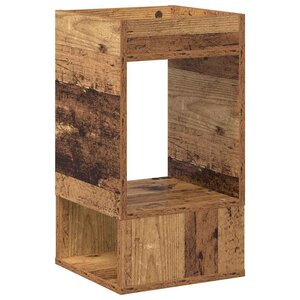 vidaXL Table d'appoint Bois ancien 30 x 30 x 56 cm Bois d'ingénierie