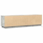 vidaXL Meuble TV Gris béton 180 x 38 x 49 cm Bois d'ingénierie