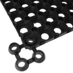 vidaXL Tapis caoutchouc 22 mm 100 x 150 cm