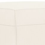 vidaXL Banc Crème 100x35x41 cm Similicuir