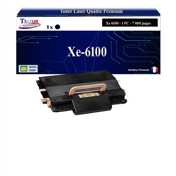 T3AZUR -Toner compatible avec Xerox Phaser 6100 (106R00684) - Noir