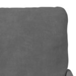 vidaXL Canapés avec coussin 110cm Gris foncé Contreplaqué