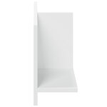vidaXL Armoire murale 70x16 5x30 cm blanc bois d'ingénierie