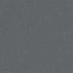 vidaXL Chaise cabriolet avec repose-pied gris foncé tissu