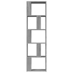 vidaXL Bibliothèque Sonoma gris 45x24x160 cm Bois d'ingénierie