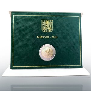 Vatican 2 Euros Commémo. 2018 BU (FDC) - 50 ans Mort Padre Pio