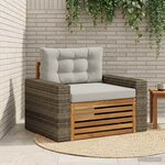 vidaXL Sofa de milieu extérieur Naturel