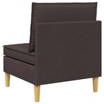 vidaXL Sofa avec rangement Tissu