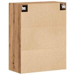 vidaXL Armoire murale chêne artisanal 69 5x34x90 cm