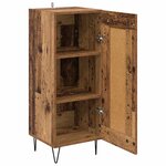 vidaXL Buffet Bois Ancien 34 5 x 34 x 90 cm Bois d'ingénierie et fer