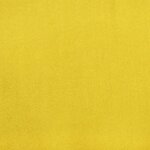 vidaXL Chaises à manger lot de 4 Jaune moutarde Velours