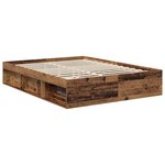 vidaXL Cadre de lit Bois ancien 150 x 200 cm Pin massif
