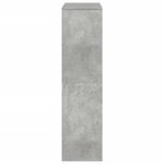 vidaXL Cloison de séparation gris béton bois d'ingénierie