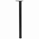 vidaXL 4 pieds de table réglables en hauteur 870 mm Noir
