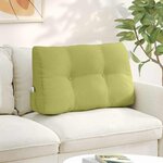 vidaXL Coussin de Dos Vert clair 80 x 24 x 50 cm tissu