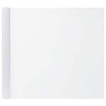 vidaXL Film de fenêtre statique Blanc dépoli 60 x 2000 cm PVC