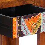 vidaXL Table console 110x35x75 cm bois massif d'acacia