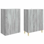 vidaXL Ensemble de Meubles 2 Pièces 66 x 34 5 x 90 cm Bois d'ingénierie