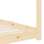 vidaXL Cadre de lit d'enfant Bois de pin massif 80x160 cm