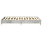 Lit vidaXL 120x190 cm Gris Béton en Bois Ingenierie