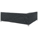 vidaXL Housse de meubles d'extérieur Noir 286 x 222 x 80 cm Tissu 420D