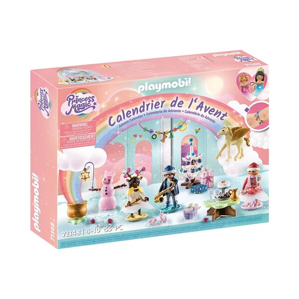 PLAYMOBIL 71348 - Princess Magic Calendrier de l'Avent - Arc-en-ciel
