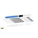Pack 2 Recharge pour stylo 4 couleurs pointe moyenne 1 mm Rouge BIC