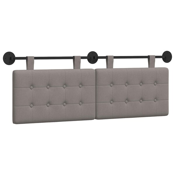 vidaXL Tête de lit suspendue Tissu