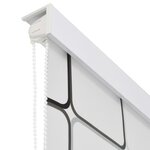 vidaXL Store roulant de douche 140x240 cm Carré