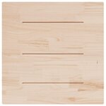 vidaXL Dessus de table blanc 90x90x2 5 cm bois de pin massif
