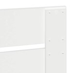 vidaXL Tête de lit Blanc 80 cm Bois d'ingénierie