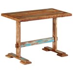 vidaXL Table à manger 110x55x78 cm bois massif de récupération