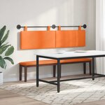 vidaXL Tête de lit suspendue Tissu en velours côtelé